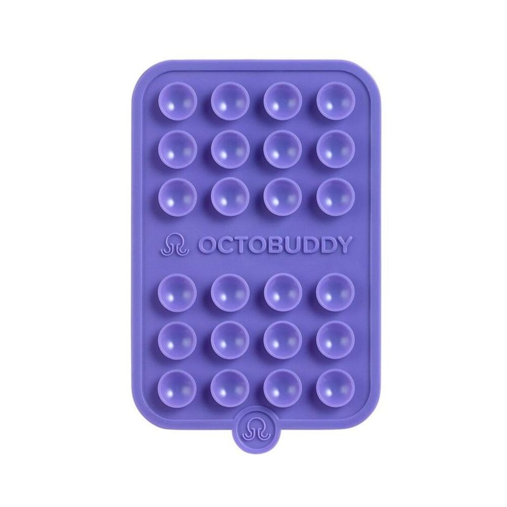 Octobuddy -  Silicone Suction Cup Phone Case Mount Ma Purple